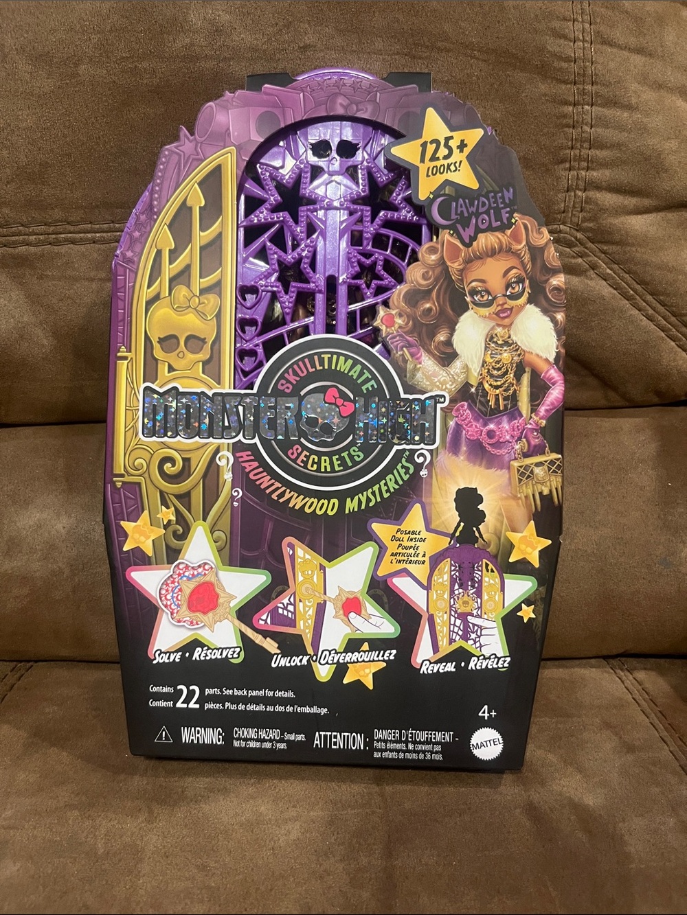 monster high purple and gold Skulltimate Secrets Playset